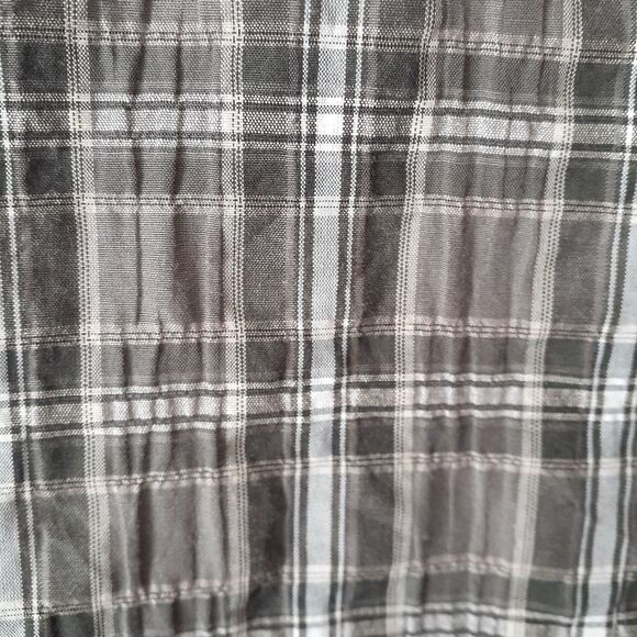 Zara Nwot Cotton Blend Plaid Button-Up Shirt - Picture 7 of 11